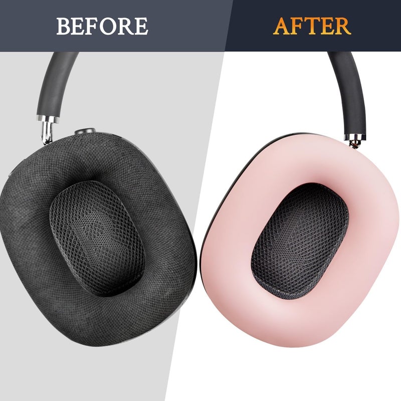 SoloWIT Sweat Proof Silicone Ear Cover for AirPods Max, Comfortable Fit for Gym Exercise, Easy to Clean, No Sound Quality Loss - Pink - Image 5